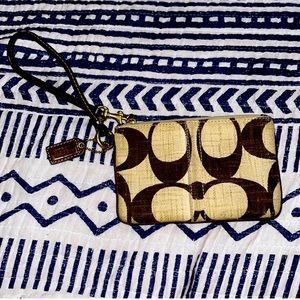 Vintage Coach Wristlet
